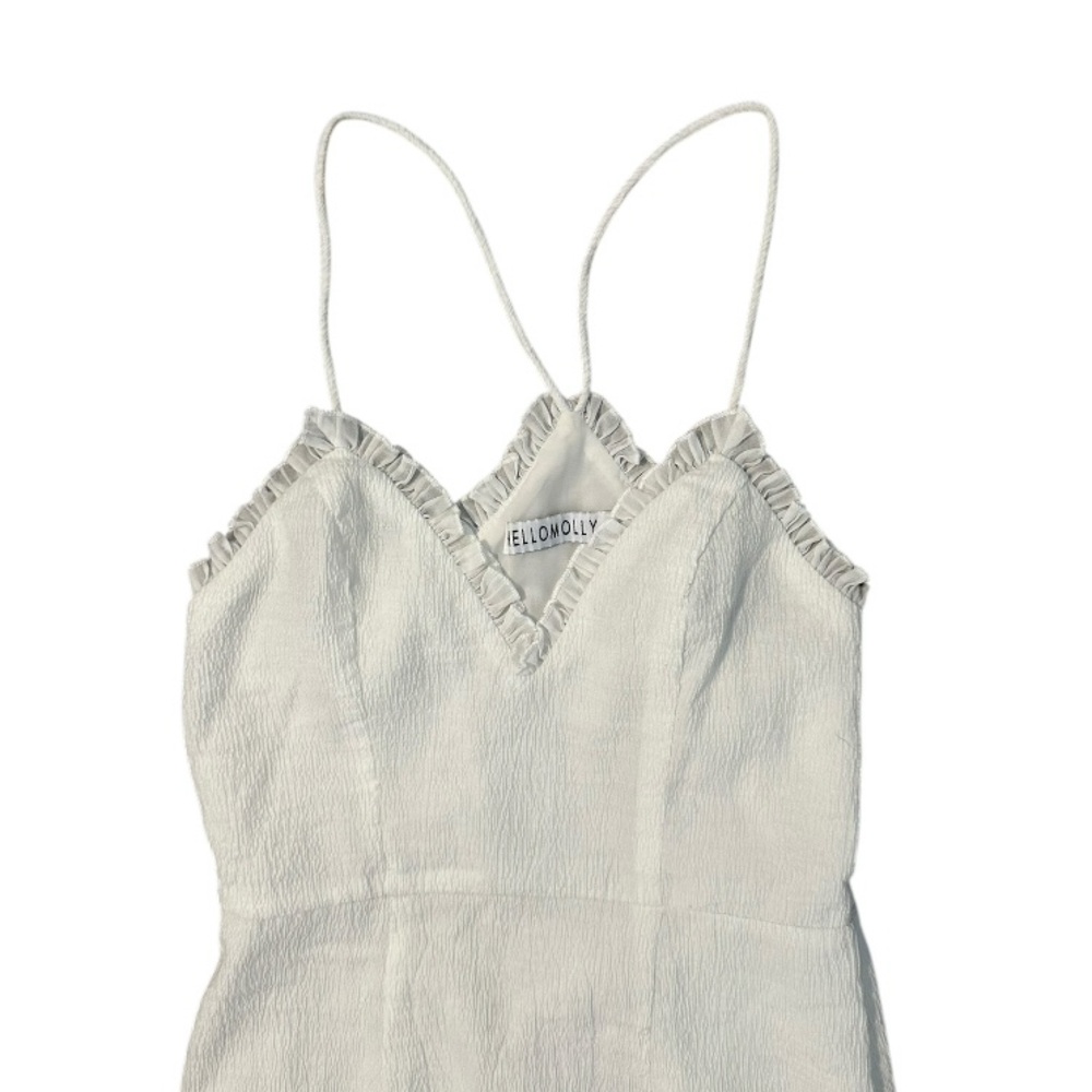 White Ruffle Dress - Picture 6 of 6